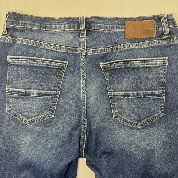 Bke Tyler Straight Classic Jeans Men Size 36x32 Stretch Outdoor Workwear Faded - Picture 4 of 12